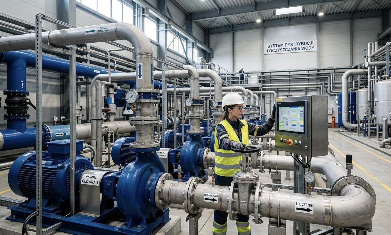 Czyszczenie maszyn i sieci wodnych